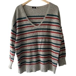 BDG (Urban Outfitters) Cozy Striped V Neck Sweater
